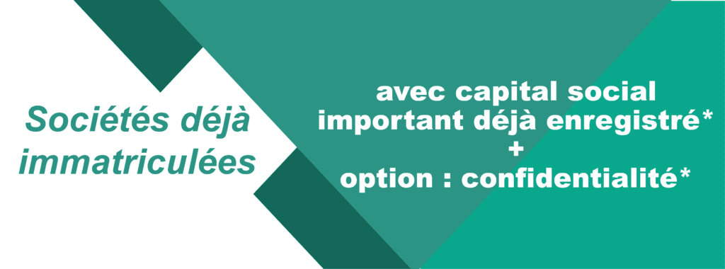 société déjà immatriculées