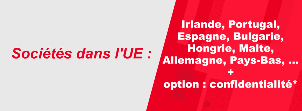 Sociétés dans l'UE