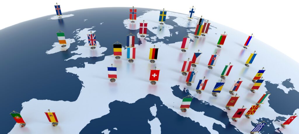 Société transfrontalière en Europe (dans ou à proximité de l’Union Européenne)